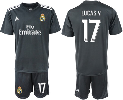 Real Madrid #17 Lucas V. Away Soccer Club Jersey - Click Image to Close